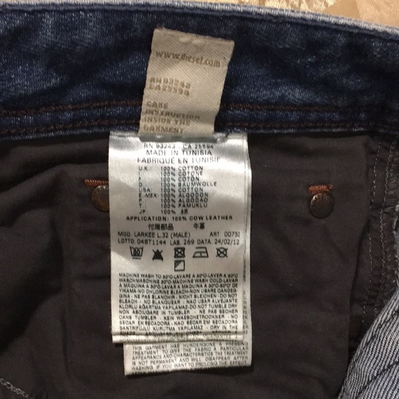 Diesel man jeans, size 32/32, brand new, not worn